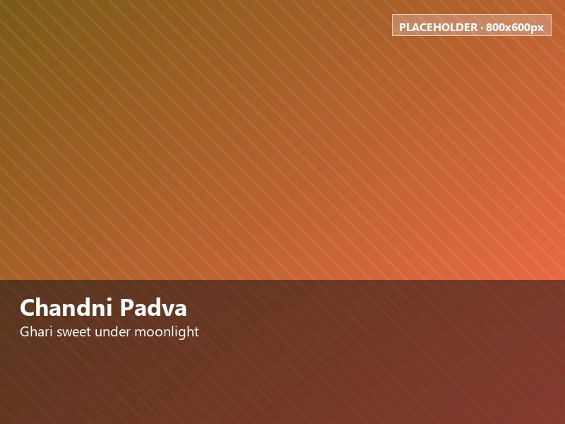 Chandni Padva, Ghari sweet festival